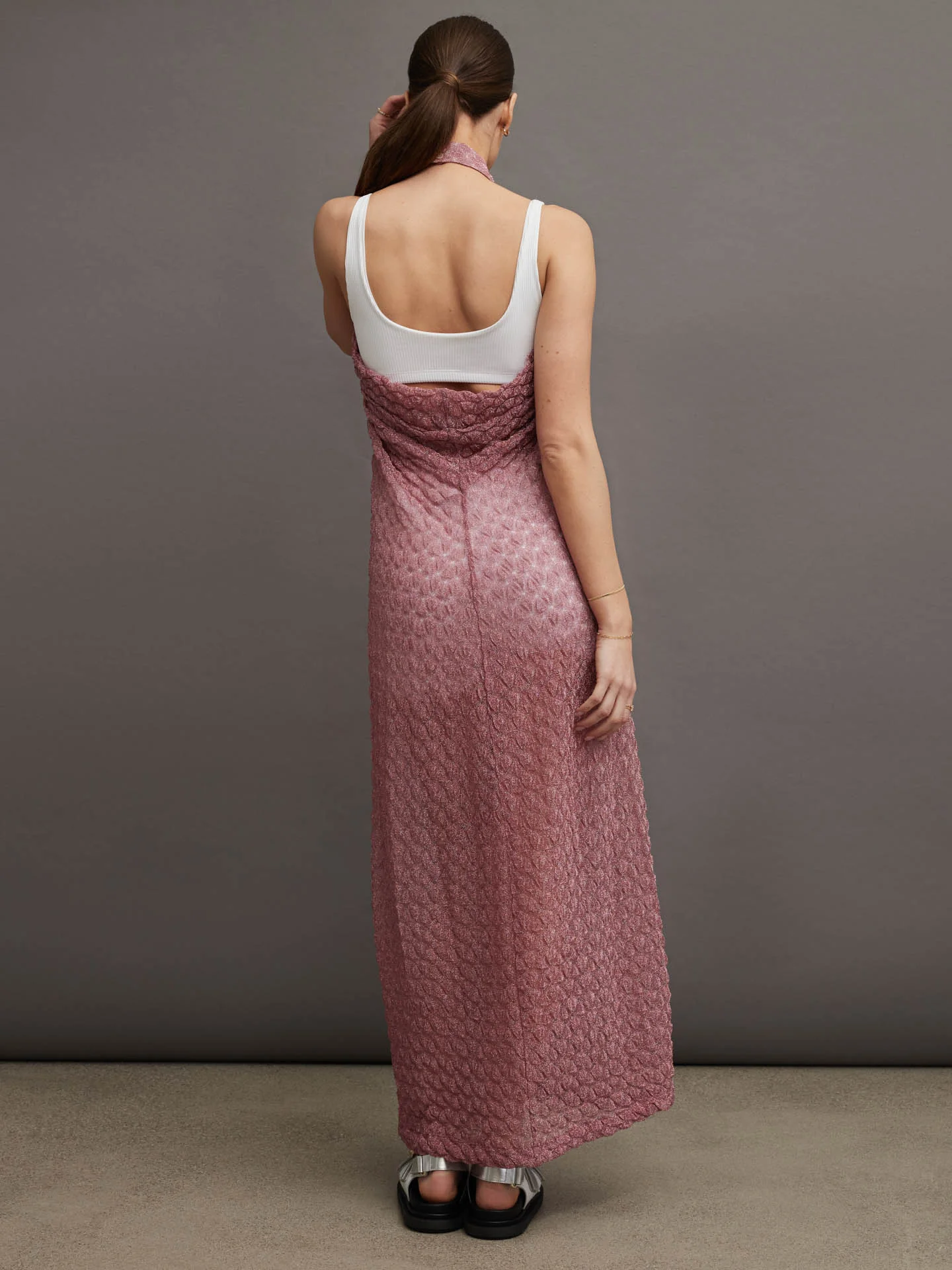 Long Cover Up - Pink - Image 4