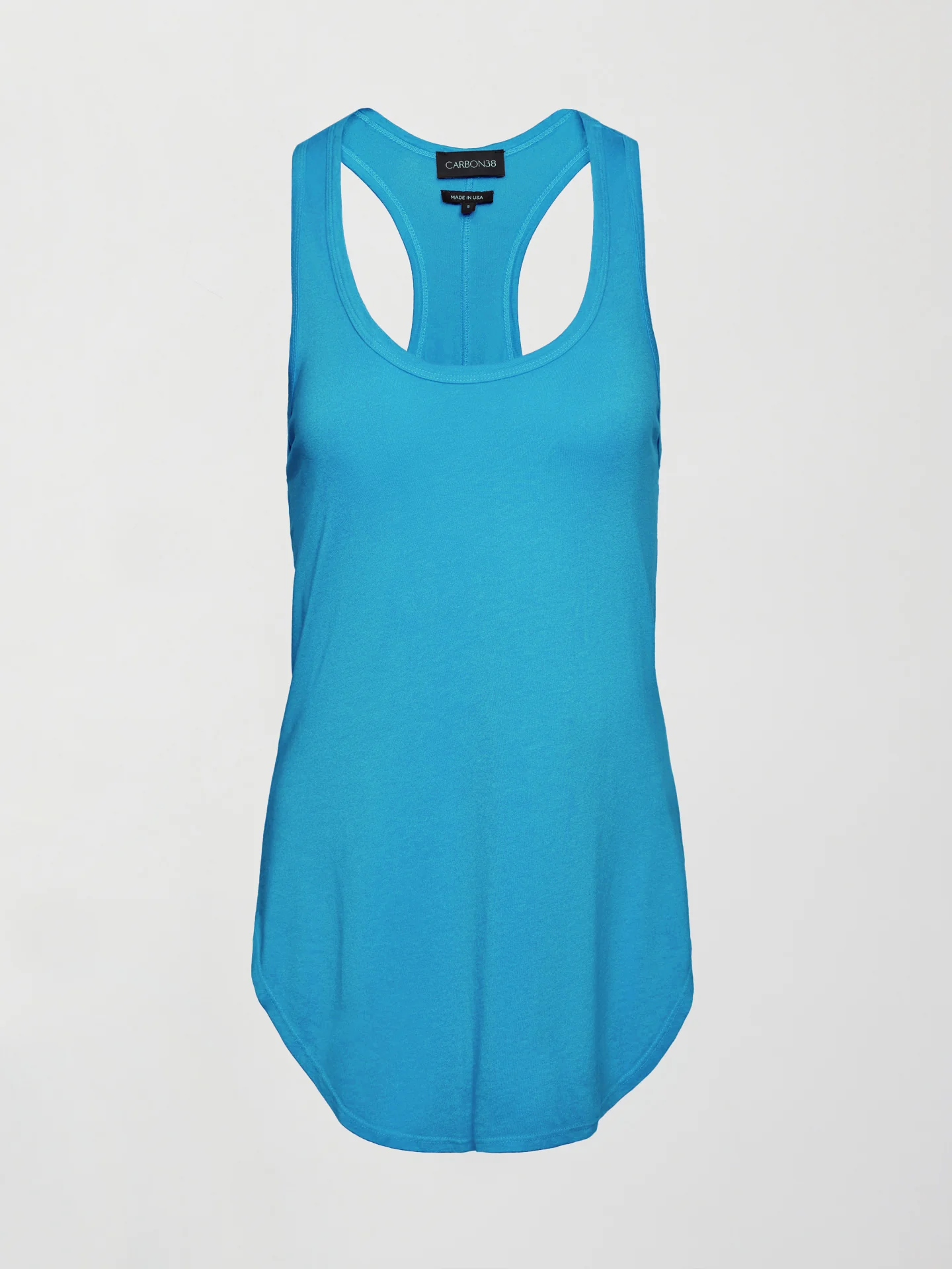 Long Racerback Tank - Enamel Blue - Image 7