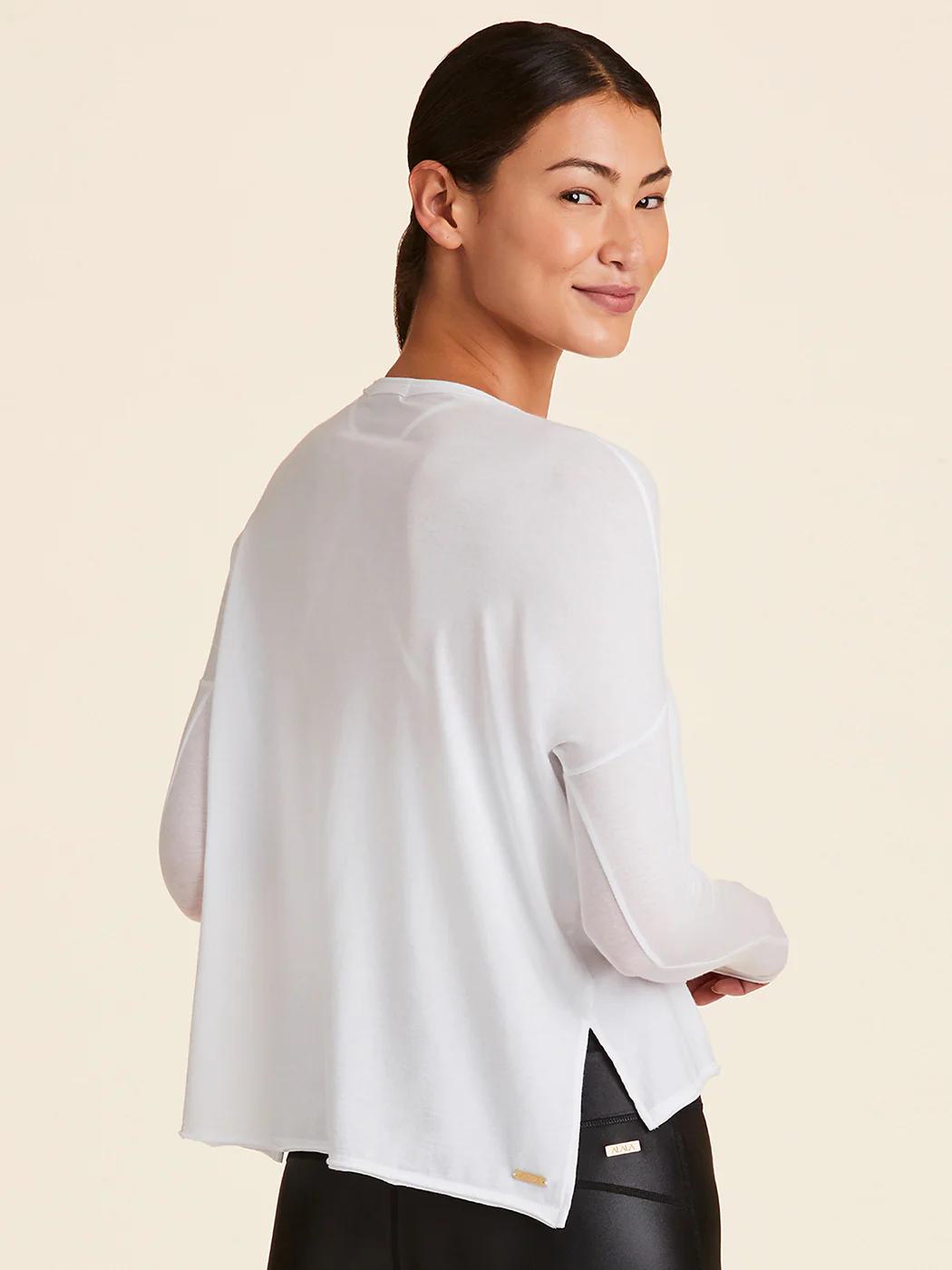 Long Sleeve Breakers Tee - White - Image 3