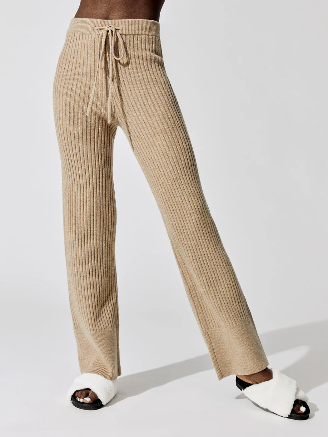 Luna Sweater Pant - Oatmeal - Image 4