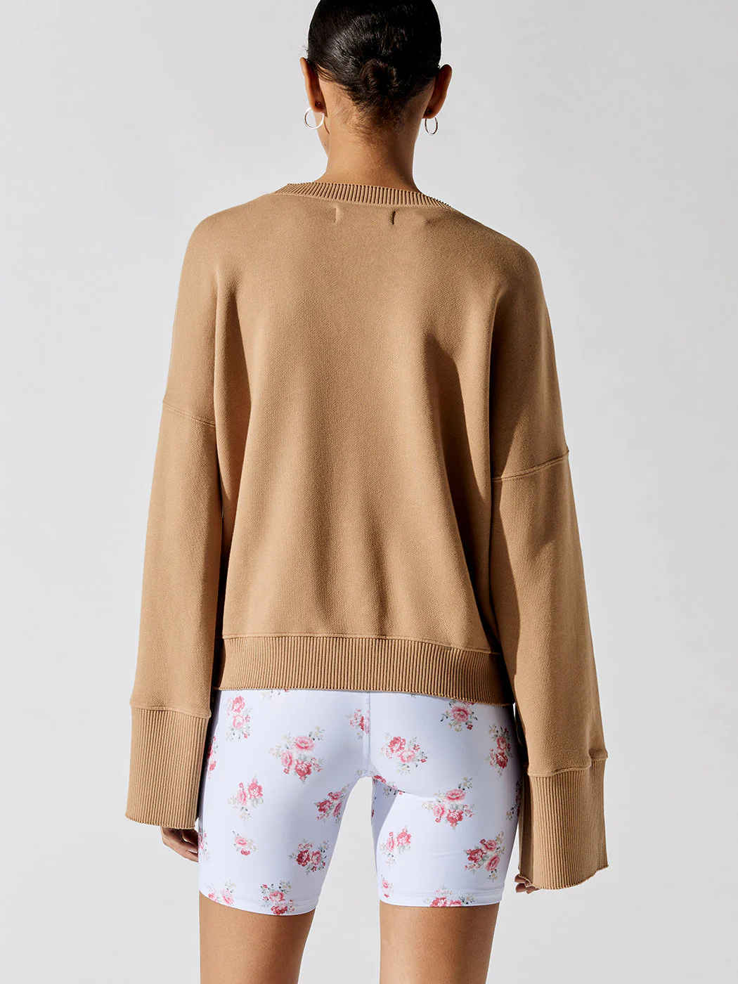 Malia Wide Sleeve Crew - Camel - Image 5