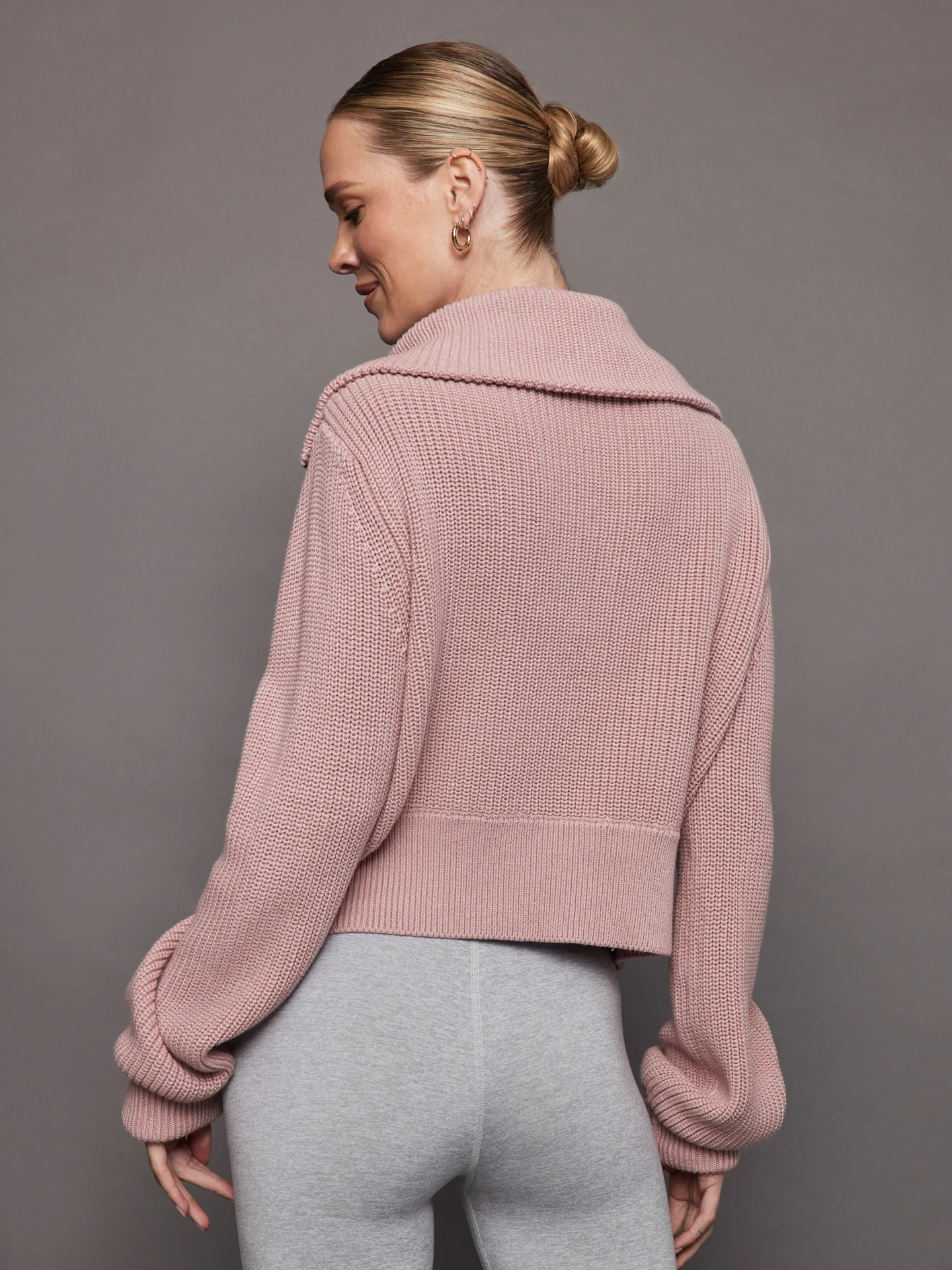 Mentone Knit - Pale Mauve - Image 2