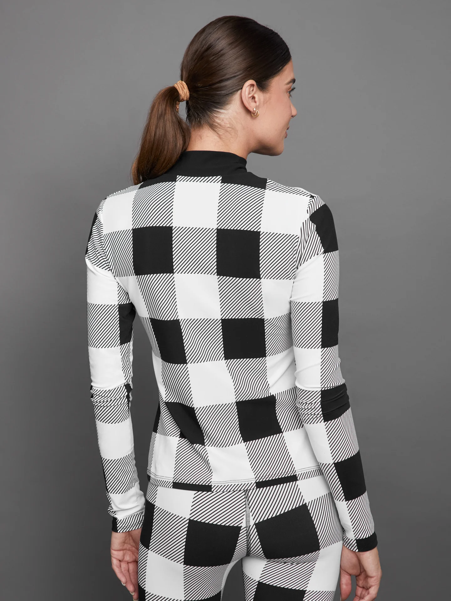 Long Sleeve Printed Base Layer - Buffalo Plaid - Image 3