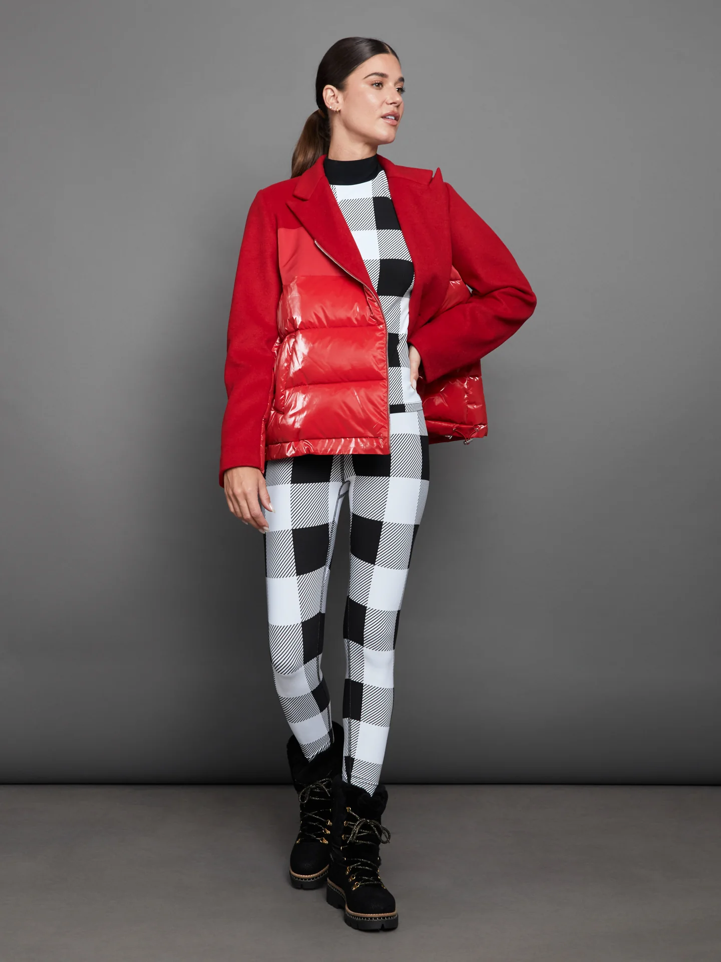 Long Sleeve Printed Base Layer - Buffalo Plaid - Image 7