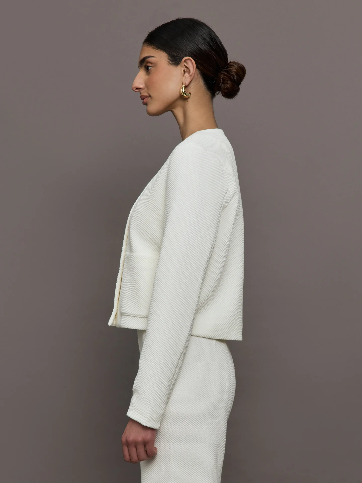 Moon Classic Short Jacket - Marshmallow - Image 3