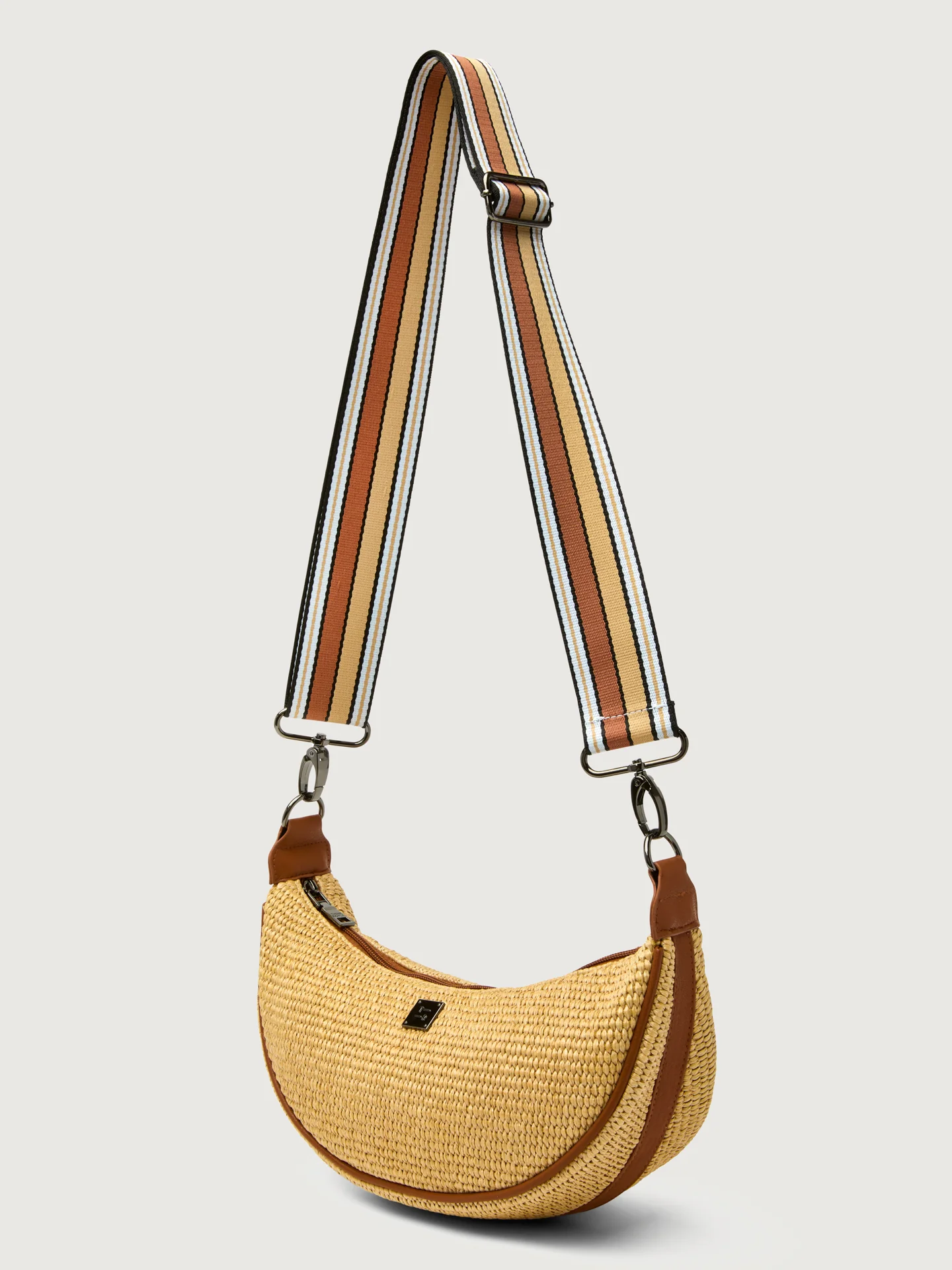 Moonlighting - Dune Raffia W/ White Trim/ White/White Web - Image 5