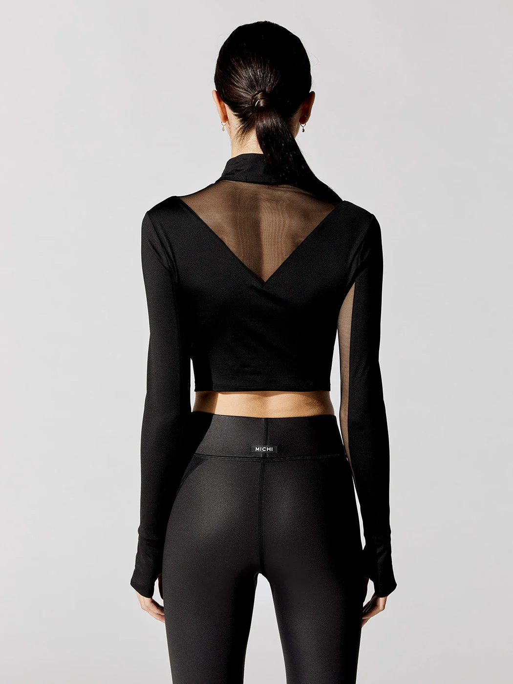 Moonwalk Mesh Long Sleeve - Black - Image 2
