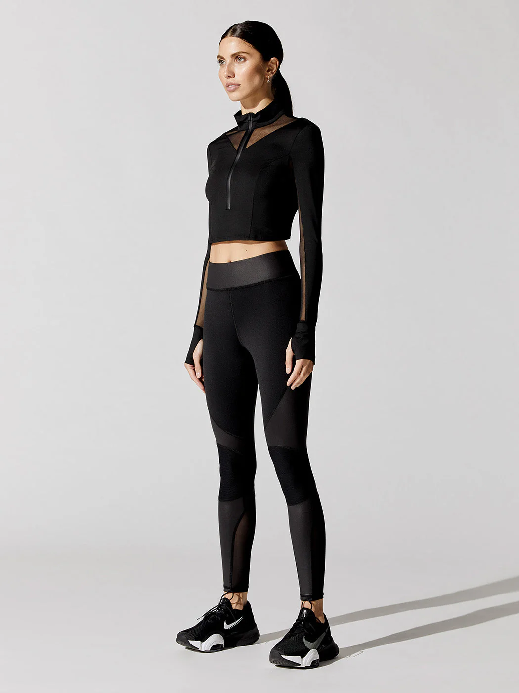Moonwalk Mesh Long Sleeve - Black - Image 5
