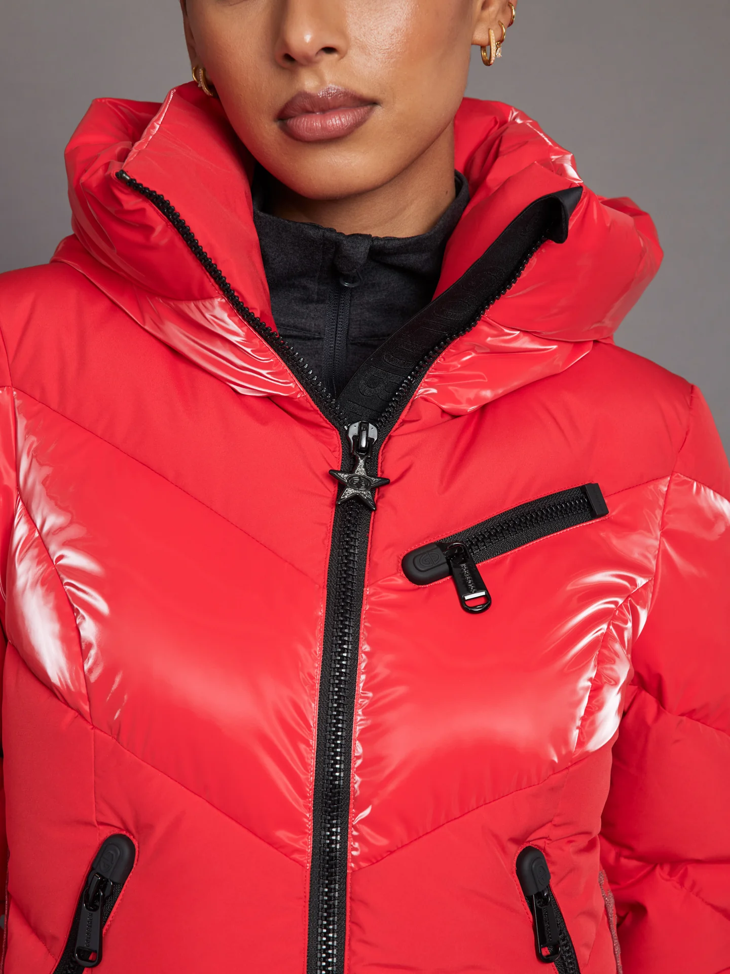 Moraine Ski Jacket - Flame - Image 4