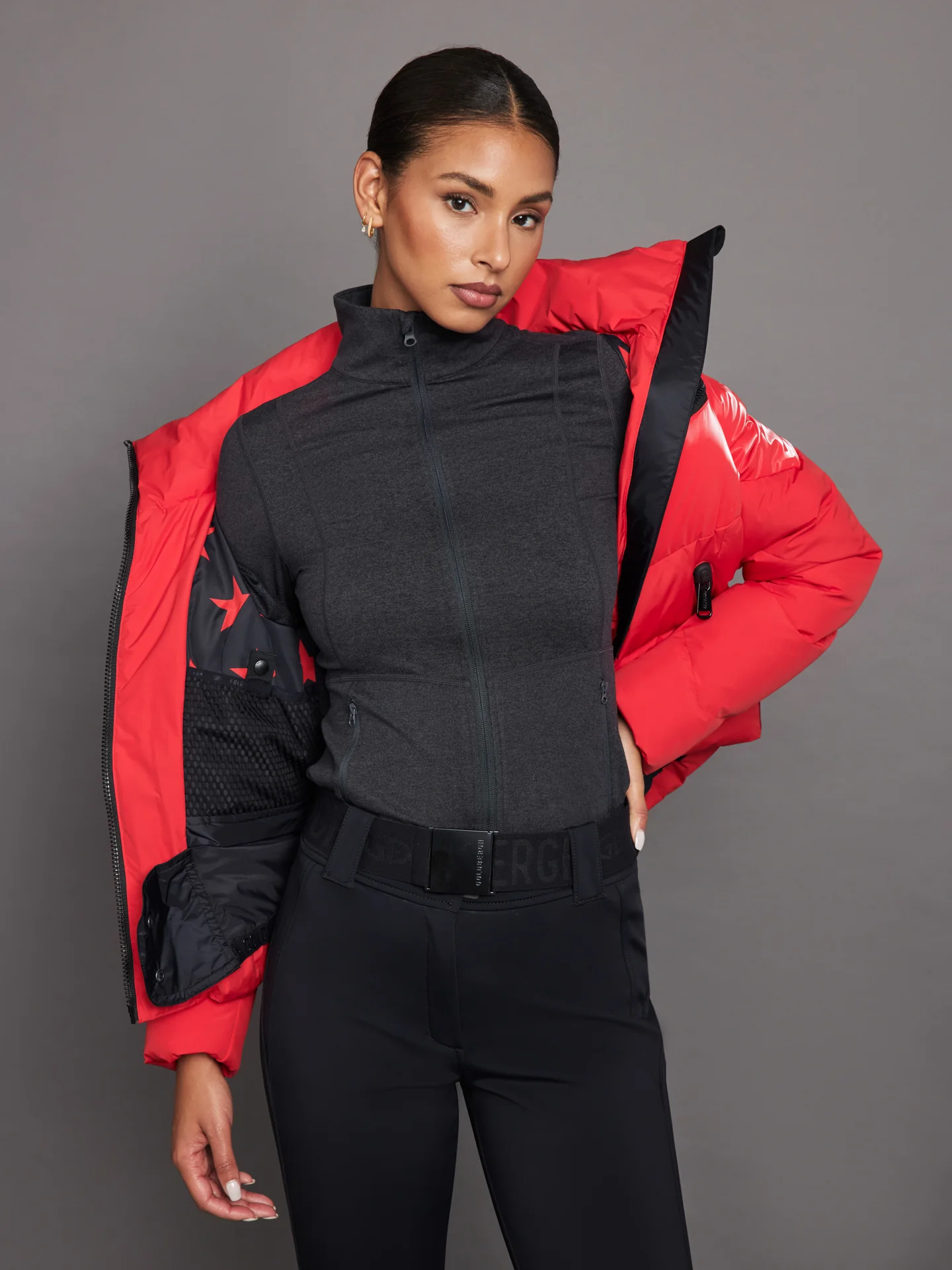 Moraine Ski Jacket - Flame - Image 6