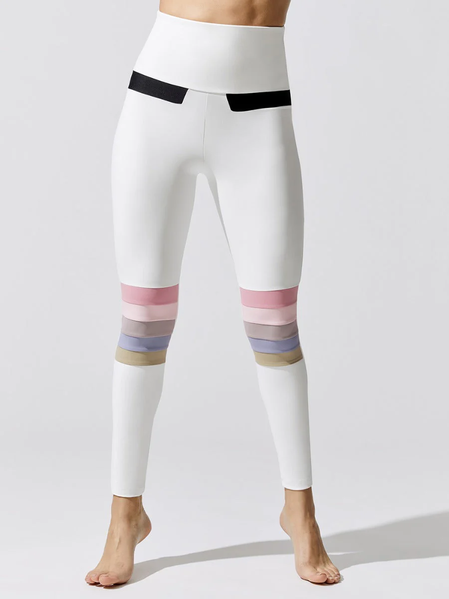 Moto Rainbow Legging - Chantilly Pastel