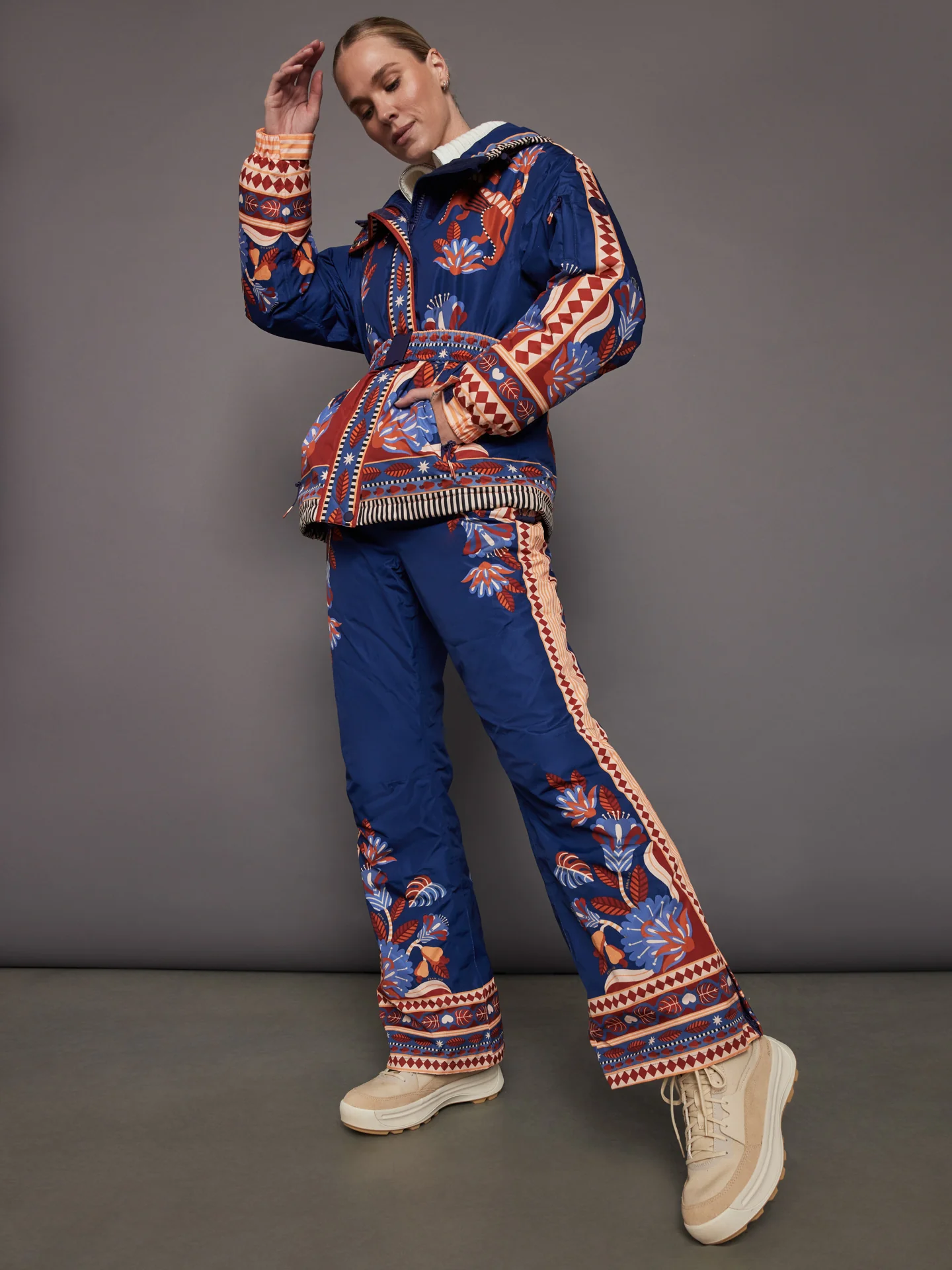 Nature Beauty Ski Jacket - Blue - Image 4