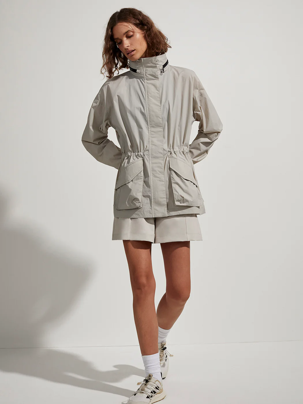 Nellie Relaxed Fit Windbreaker - DOVE - Image 13