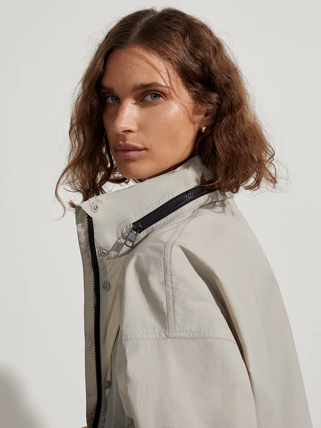 Nellie Relaxed Fit Windbreaker - DOVE - Image 3