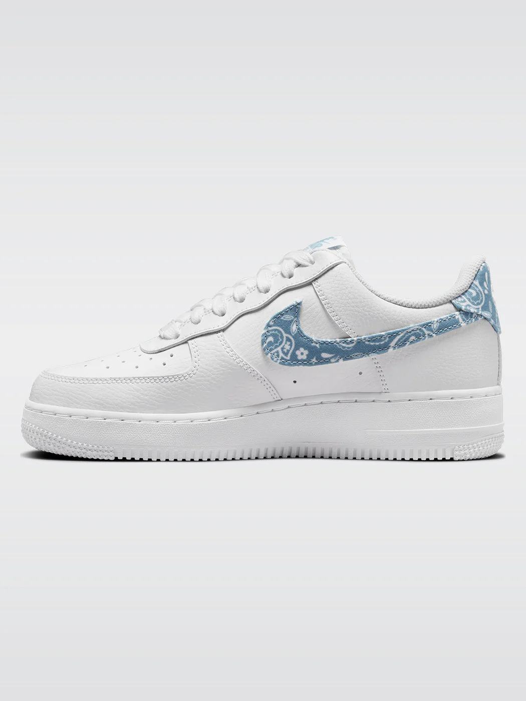 Nike Air Force 1 ’07 Essential Sneaker - White-Worn Blue-White-White - Image 2