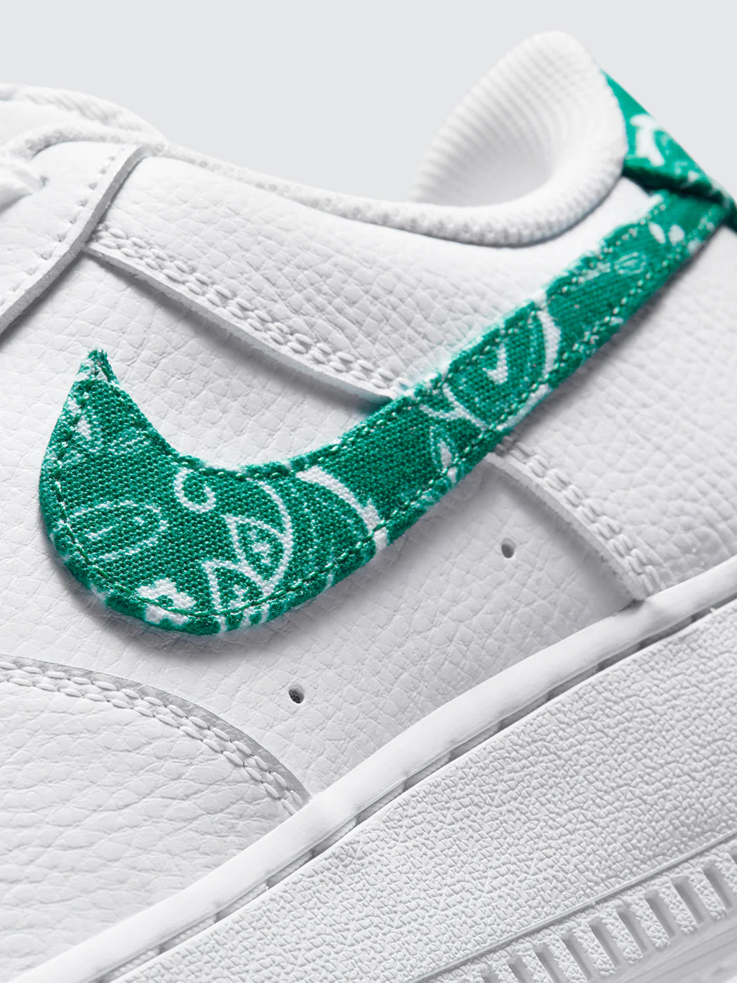 Nike Air Force 1 '07 Essential - White/Malachite-White-White - Image 6