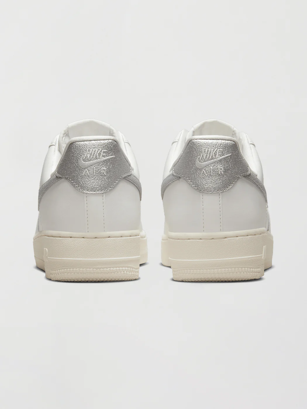 Nike Air Force 1 '07 - SUMMIT WHITE/METALLIC SILVER-SAIL-WHITE - Image 6