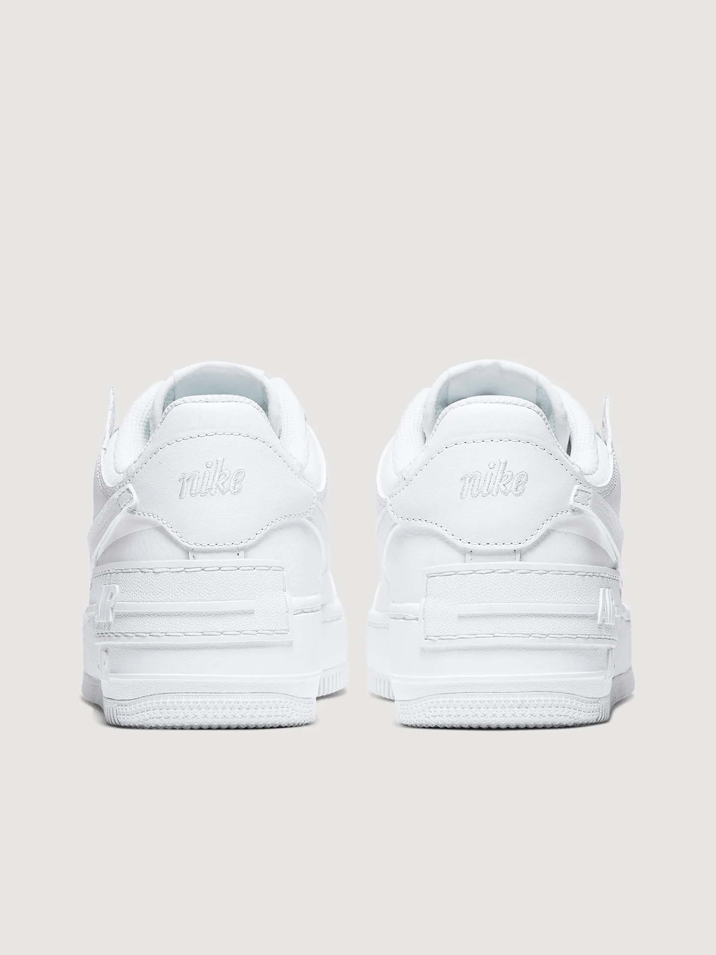 Nike Air Force 1 Shadow - WHITE/WHITE-WHITE - Image 3