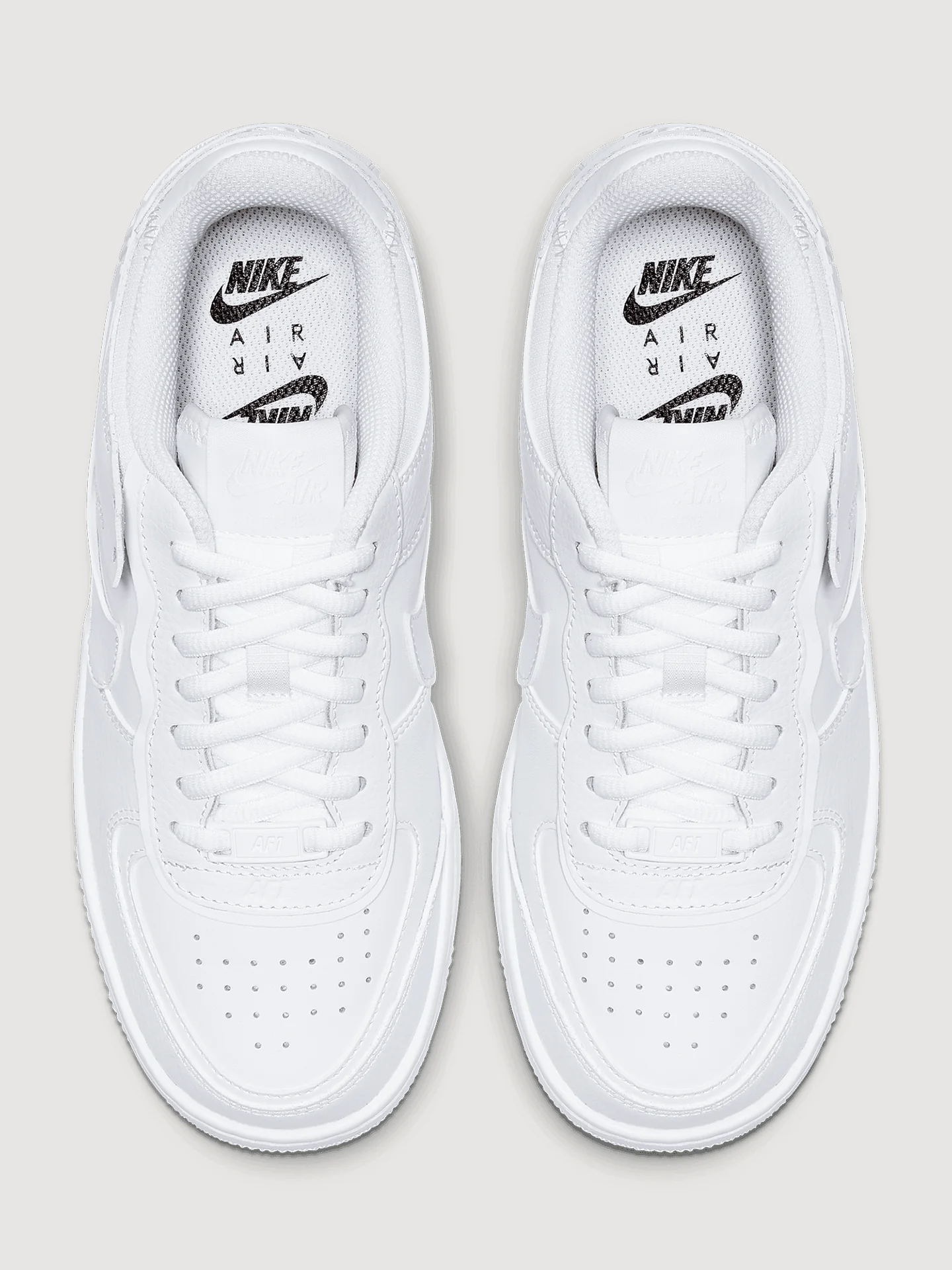 Nike Air Force 1 Shadow - WHITE/WHITE-WHITE - Image 4
