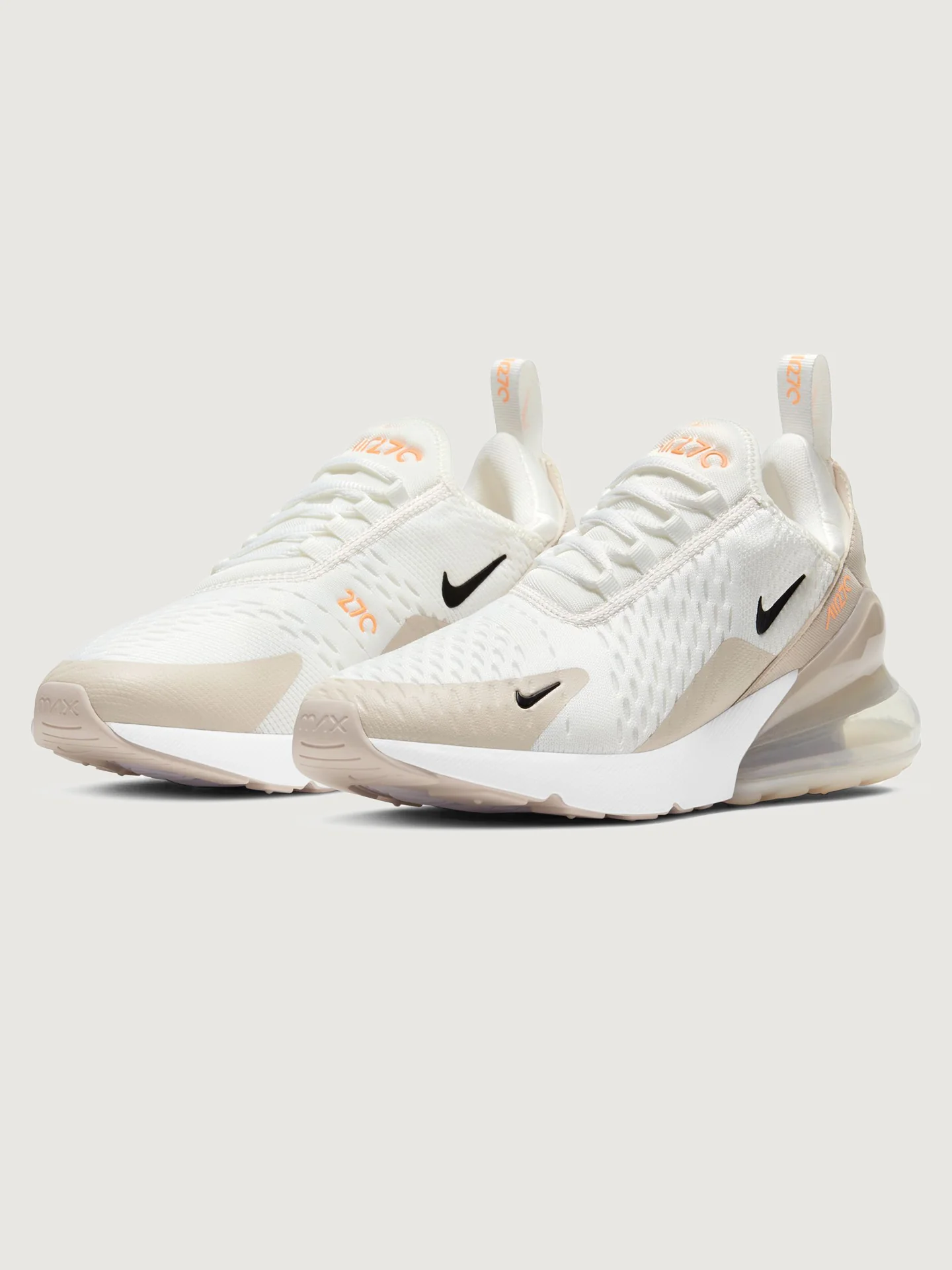 Nike Air Max 270 - Summit White/Black-Desert Sand - Image 5