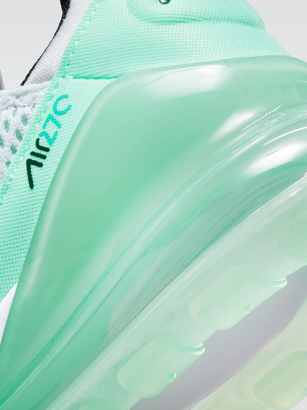 Nike Air Max 270 - White-Metallic Silver-Mint Foam - Image 8