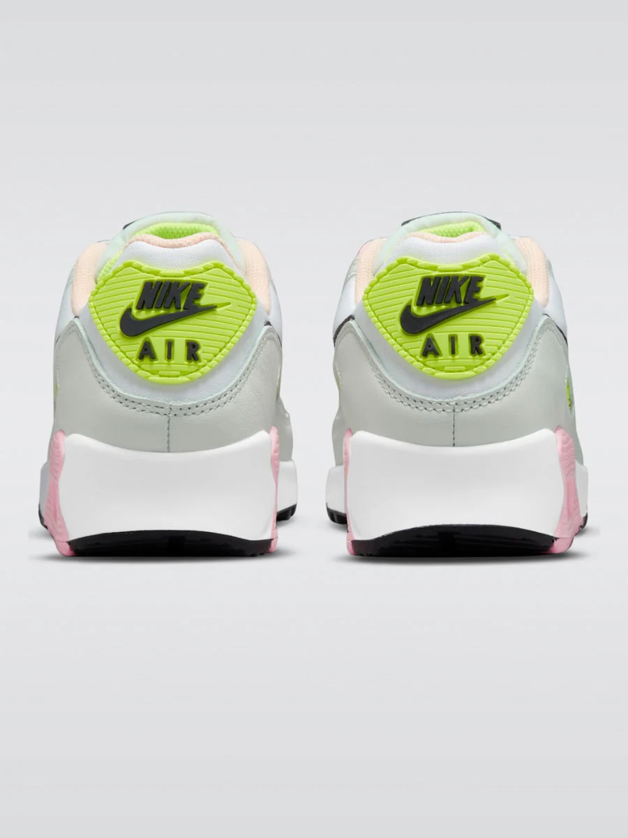 Air Max 90 Sneaker - White/Black-Volt-Green Glow - Image 4
