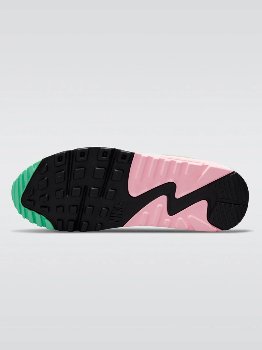 Air Max 90 Sneaker - White/Black-Volt-Green Glow - Image 5