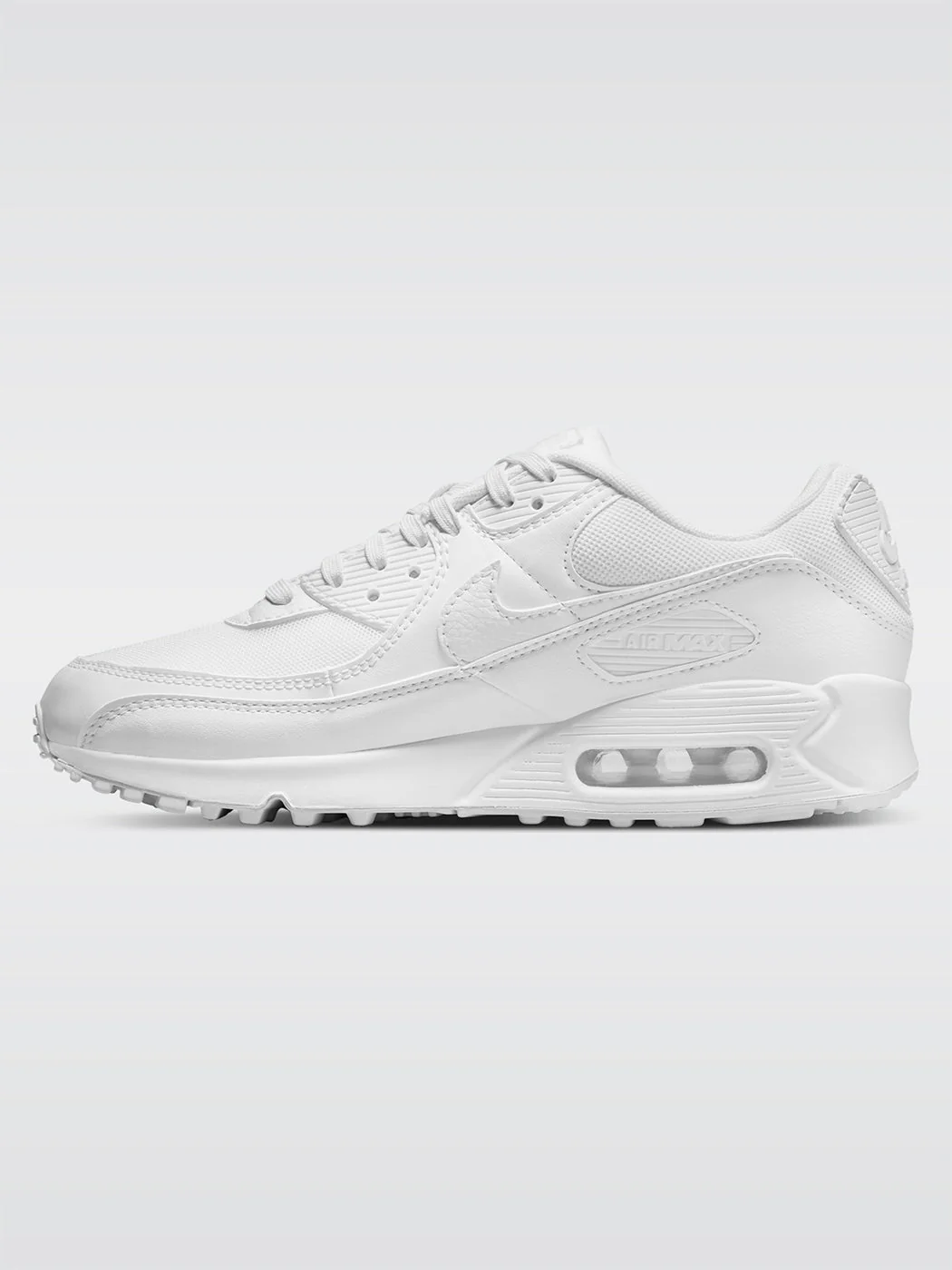Nike Air Max 90 Sneaker - White-White-White - Image 2