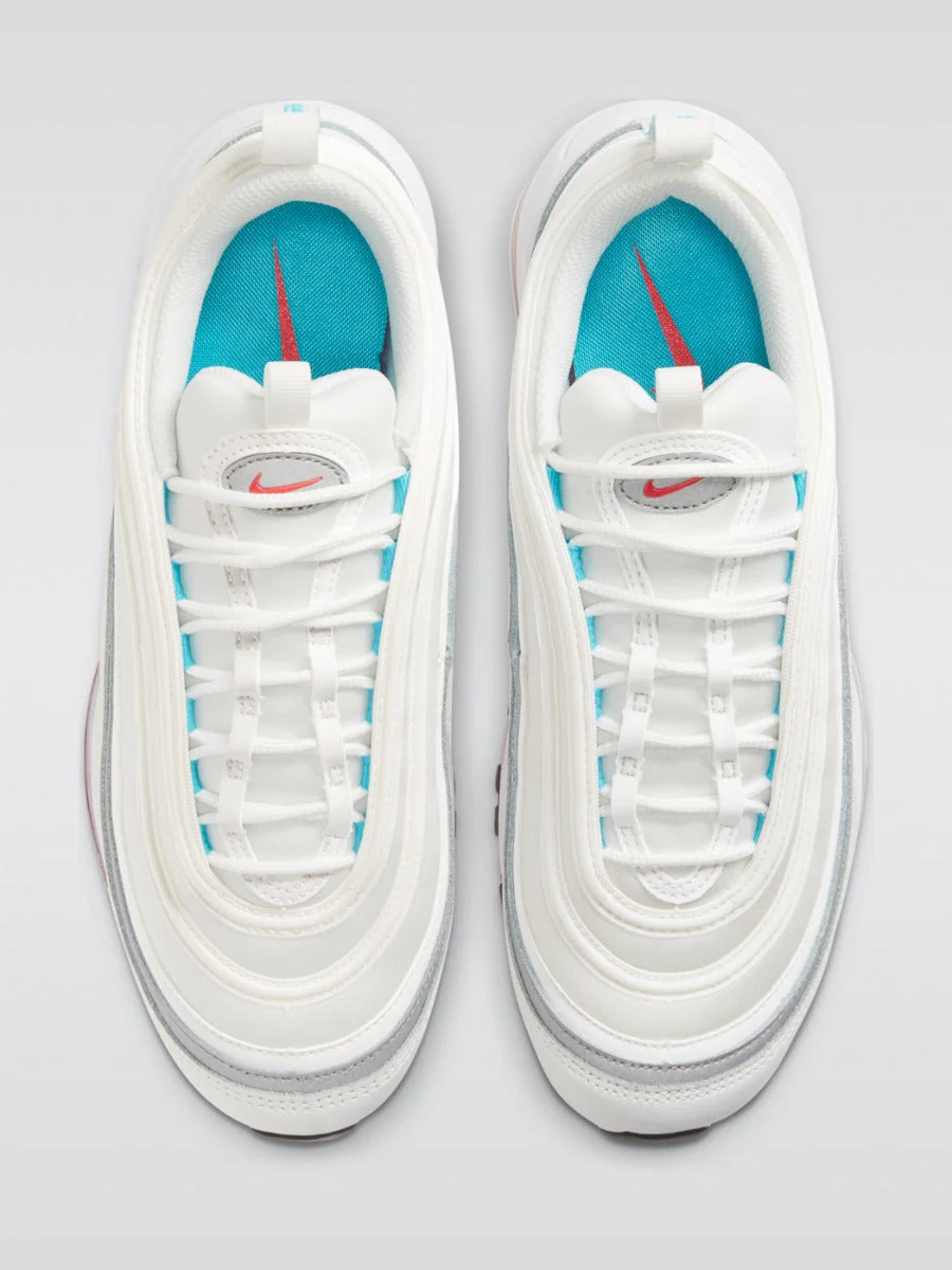 Air Max 97 Sneaker - Summit White/Siren Red-Black - Image 3