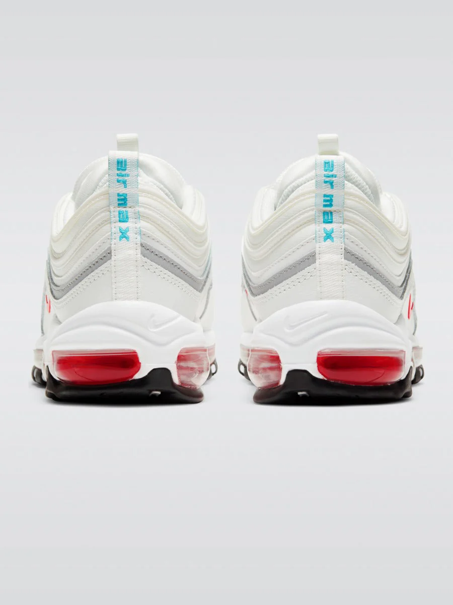 Air Max 97 Sneaker - Summit White/Siren Red-Black - Image 5