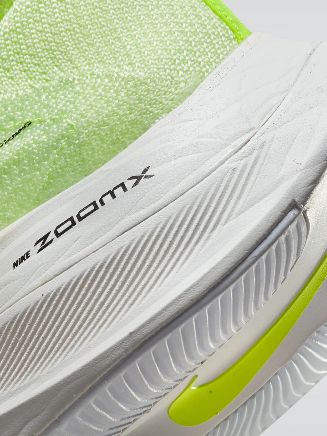 Nike Air Zoom Alphafly NEXT% Sneaker - Barely Volt-Black-Hyper Orange - Image 7