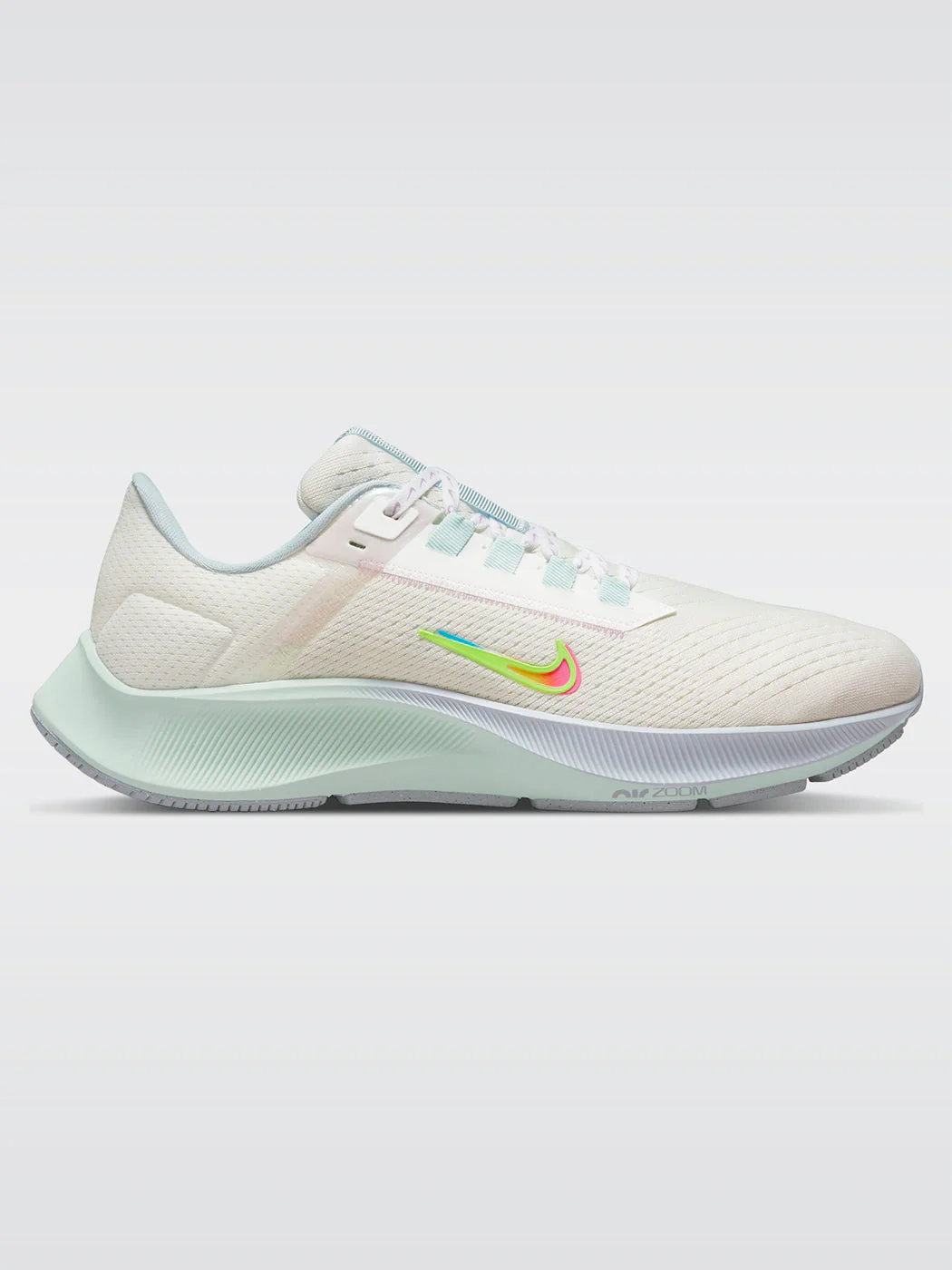 Nike Air Zoom Pegasus 38 Premium Sneaker - Summit White-Volt-Black-Aura