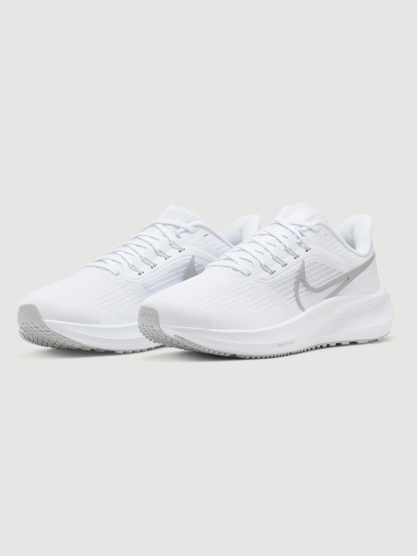 Nike Air Zoom Pegasus 39 - WHITE/METALLIC SILVER-PURE PLATINUM - Image 5