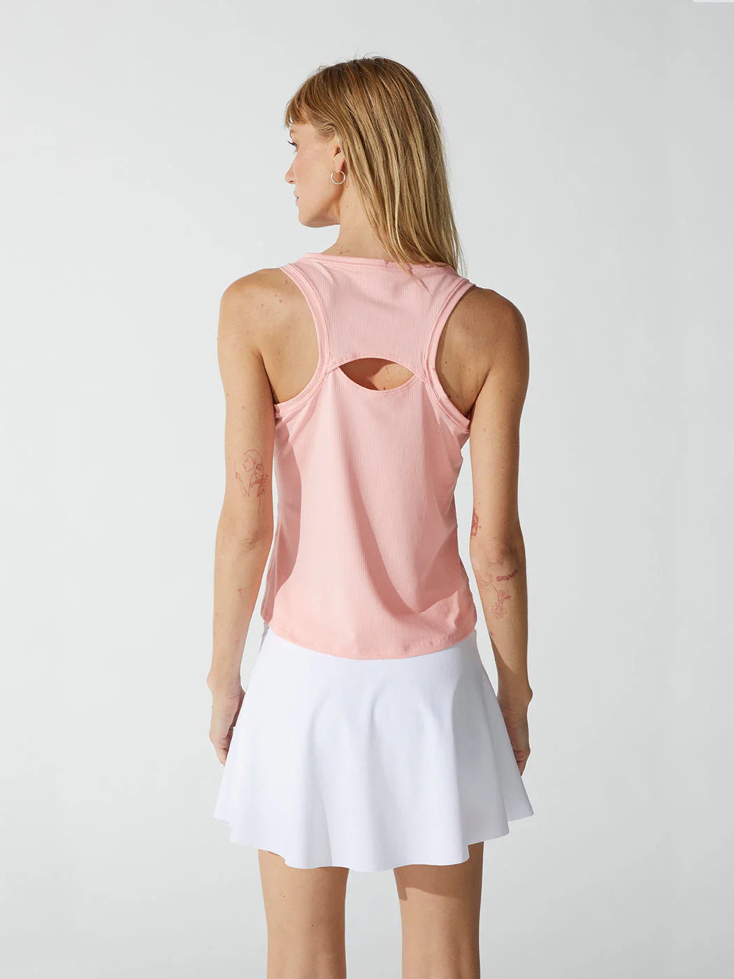NikeCourt Dri-FIT Victory Tank - Bleached Coral/White - Image 2