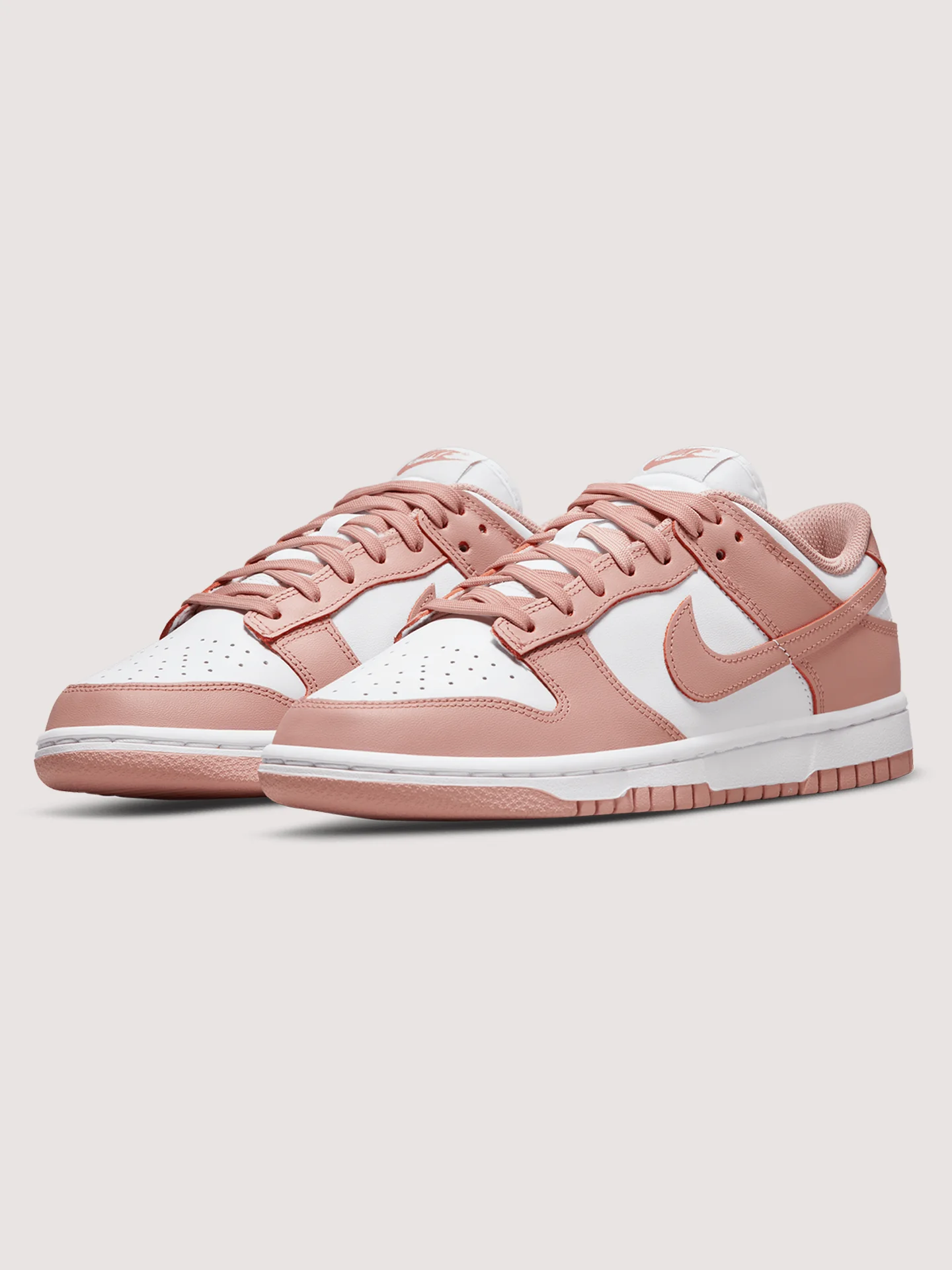 Nike Dunk Low -  WHITE/ROSE WHISPER - Image 3