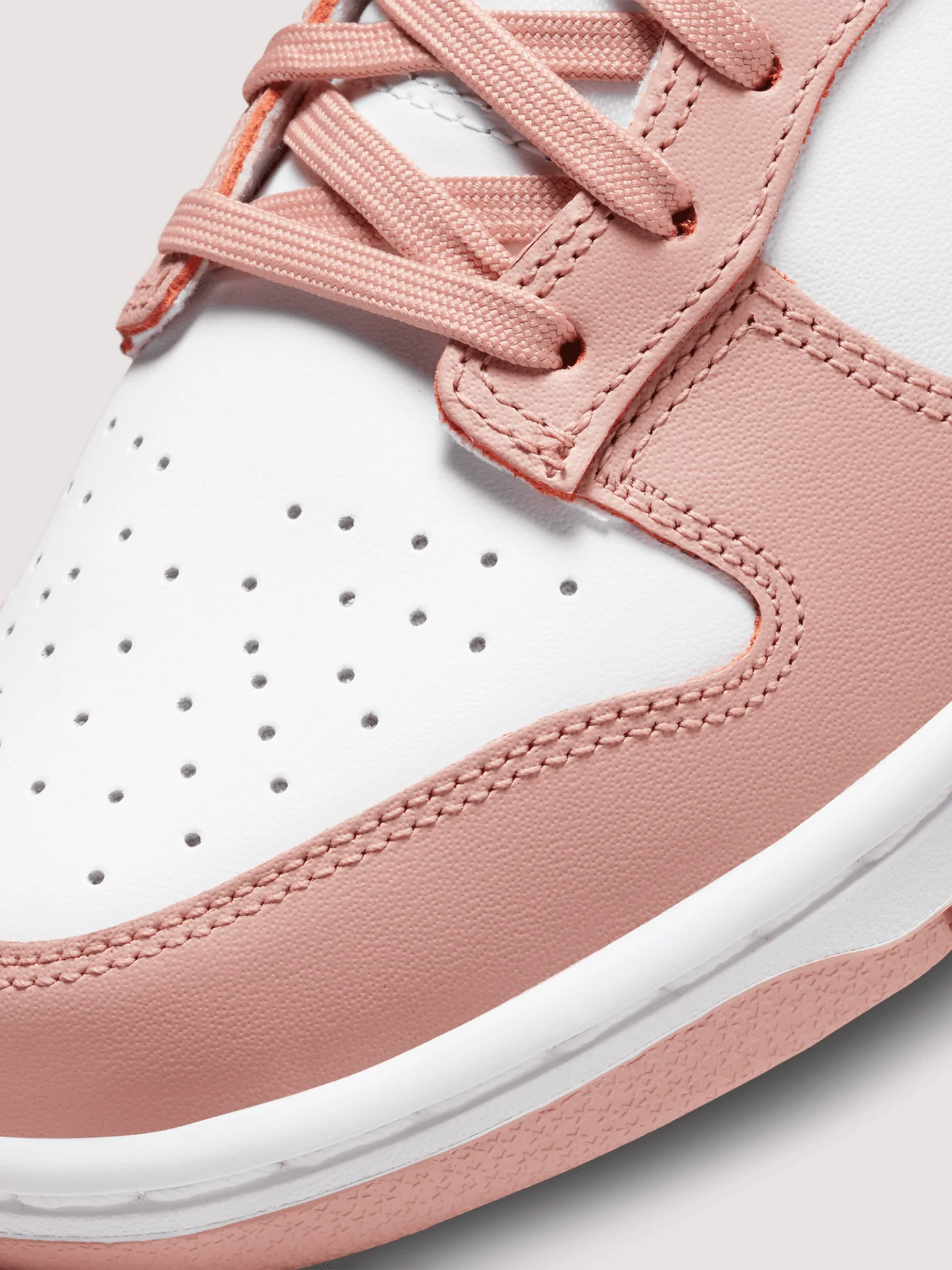 Nike Dunk Low -  WHITE/ROSE WHISPER - Image 4