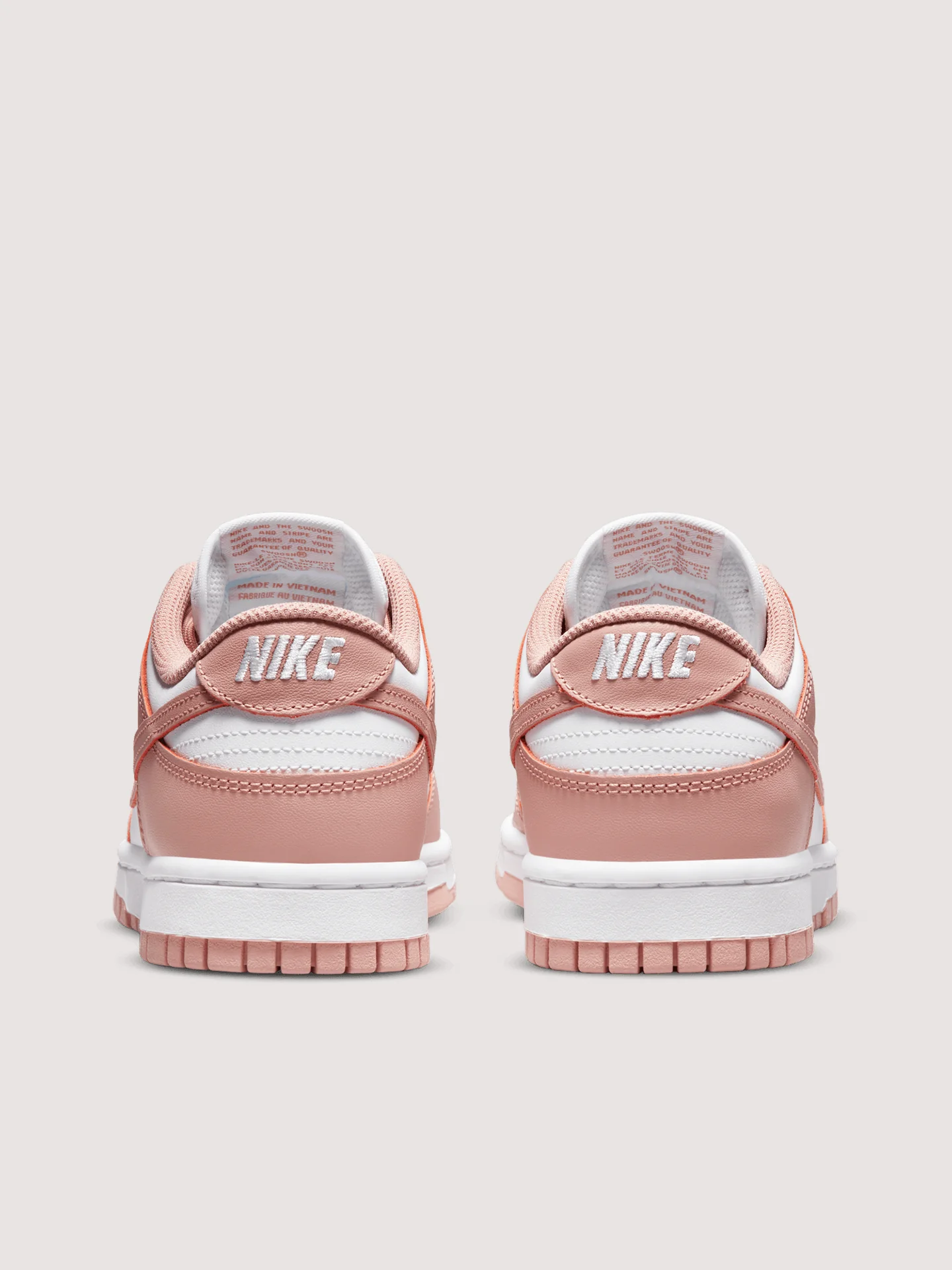 Nike Dunk Low -  WHITE/ROSE WHISPER - Image 7