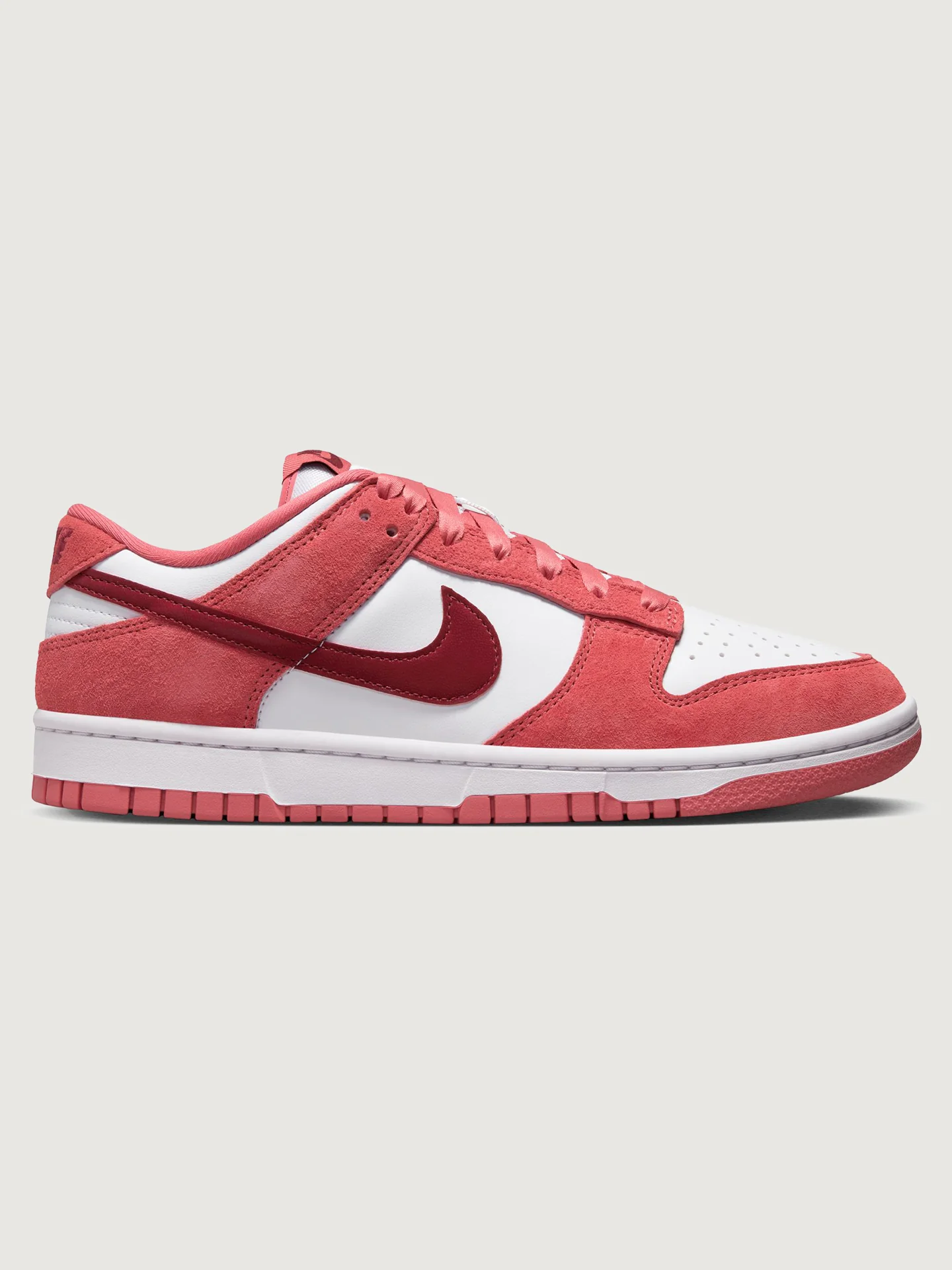 Nike Dunk Low - White/Team Red-Adobe-Dragon Red - Image 3
