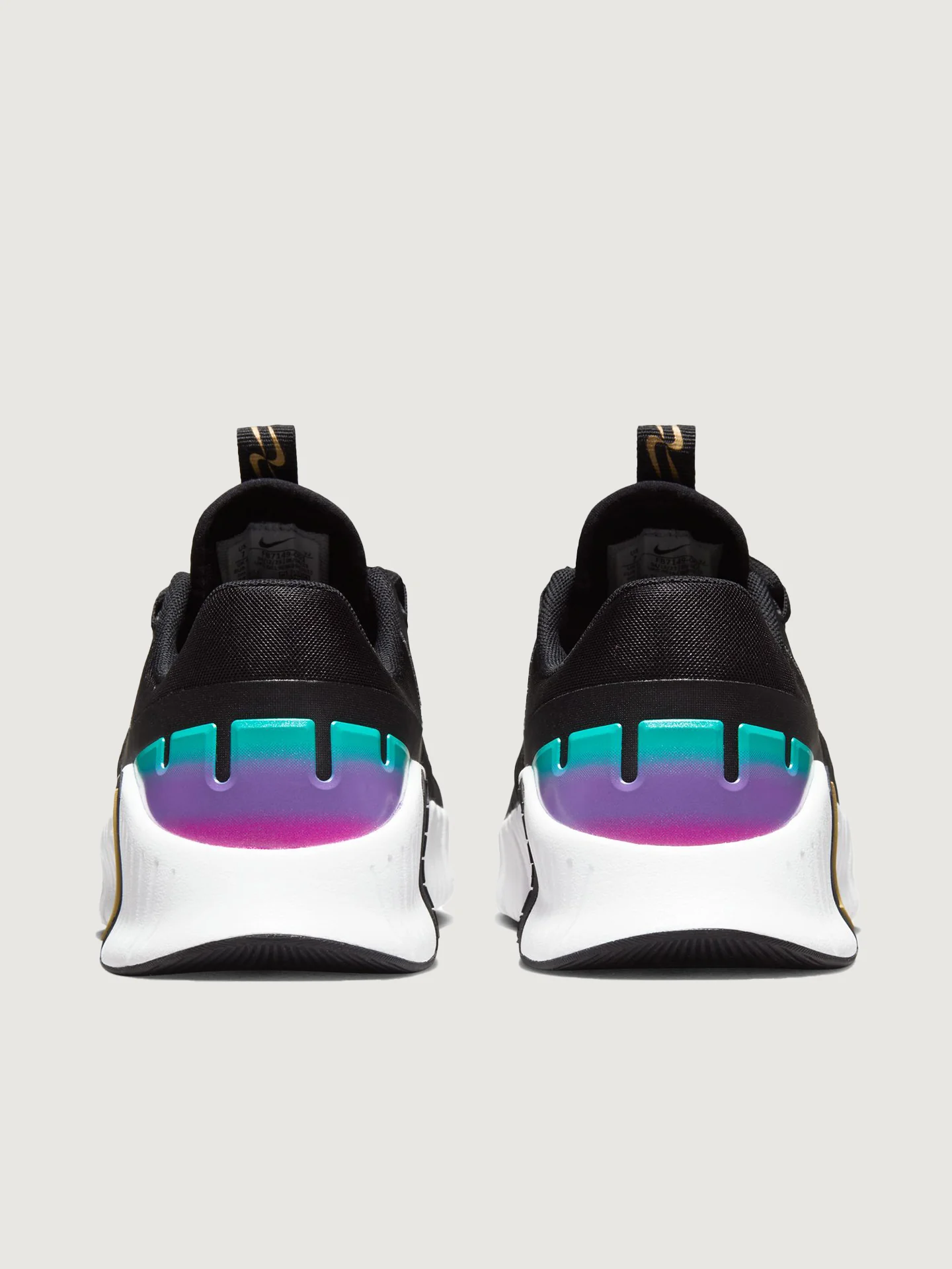 Nike Free Metcon 5 PRM - Black/Metallic Gold-White-Fireberry - Image 7