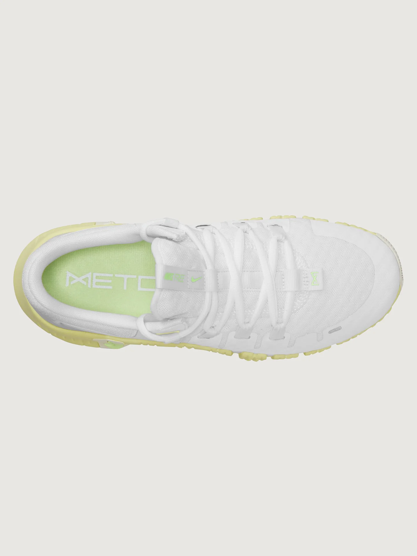 Nike Free Metcon 5 PRM - White/Lime Blast-Luminous Green - Image 8