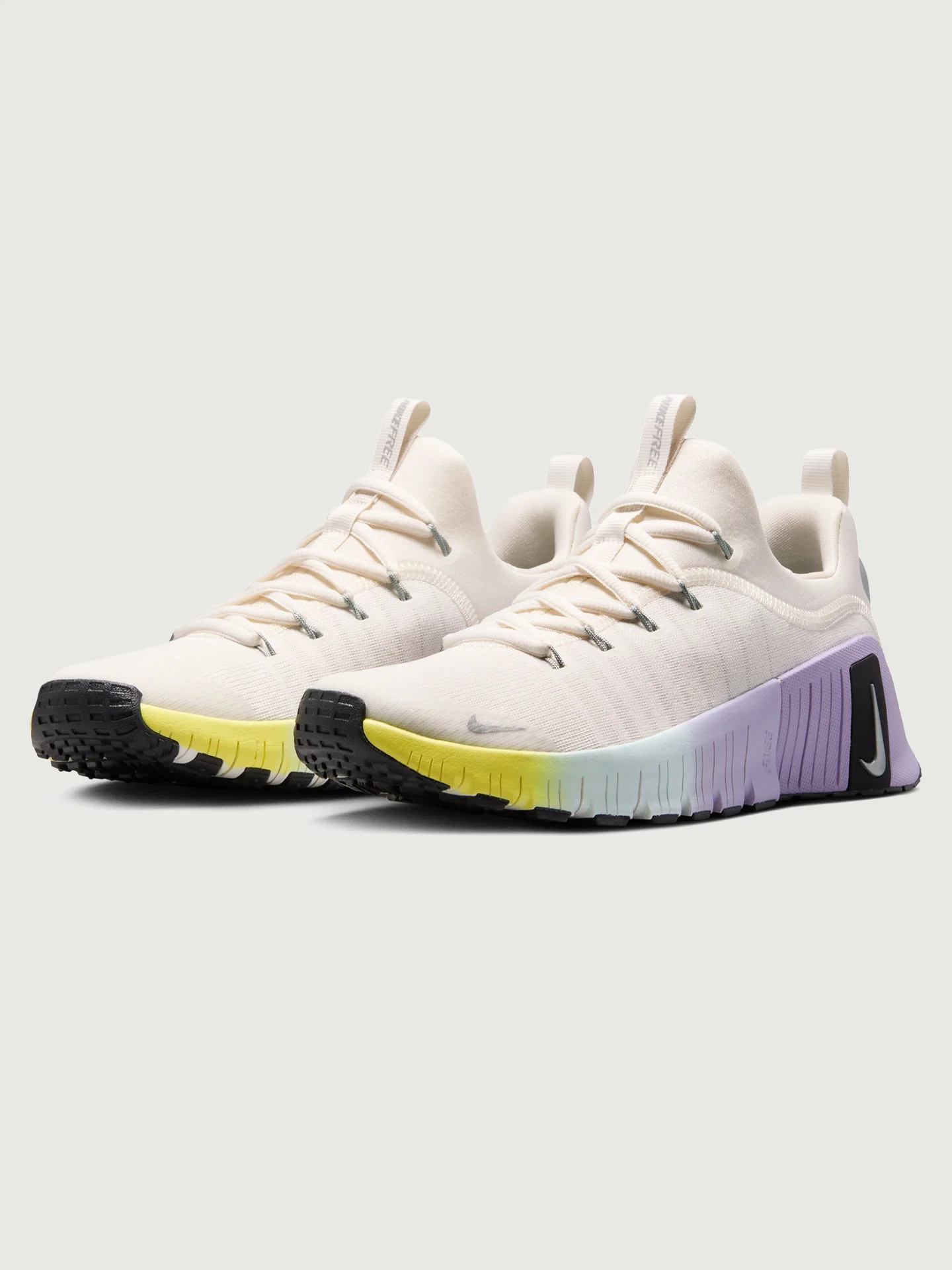 Nike Free Metcon 6 - Phantom/Metallic Silver-Black-Hydrangeas - Image 2