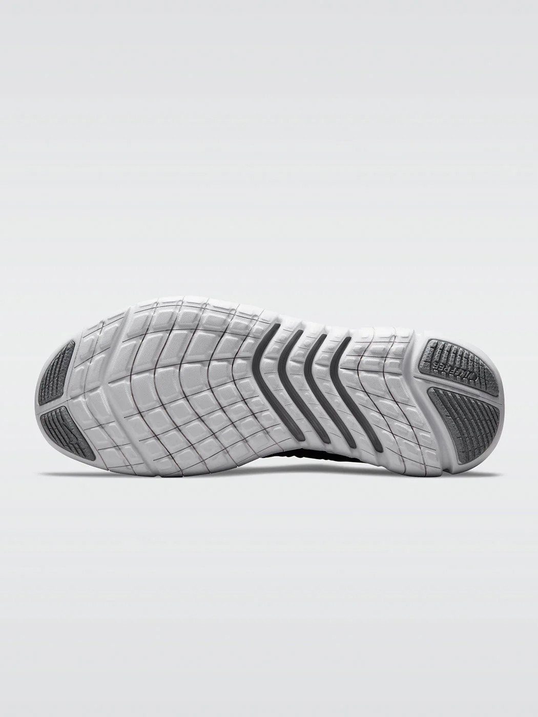 Nike Free Run 5.0 Sneaker - Black-White-Dk Smoke Grey - Image 8