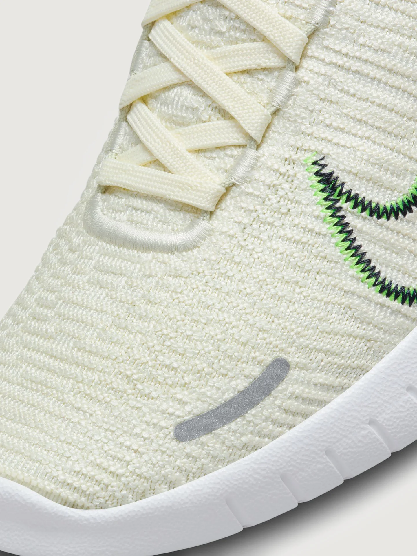Nike Free Run Flyknit Next Nature - SEA GLASS/OBSIDIAN-LIME BLAST - Image 6