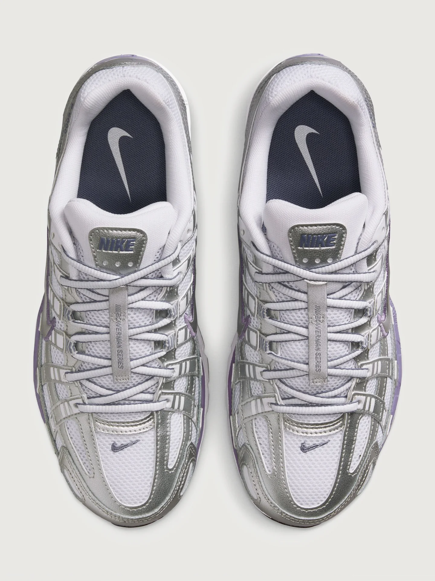 Nike P-6000 - Metallic Silver/World Indigo-White-Black - Image 4