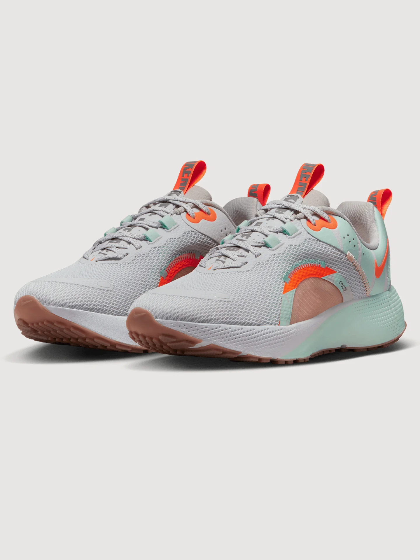 Nike React Escape Run 2 Premium - Photon Dust/Total Orange-Mint Foam - Image 2
