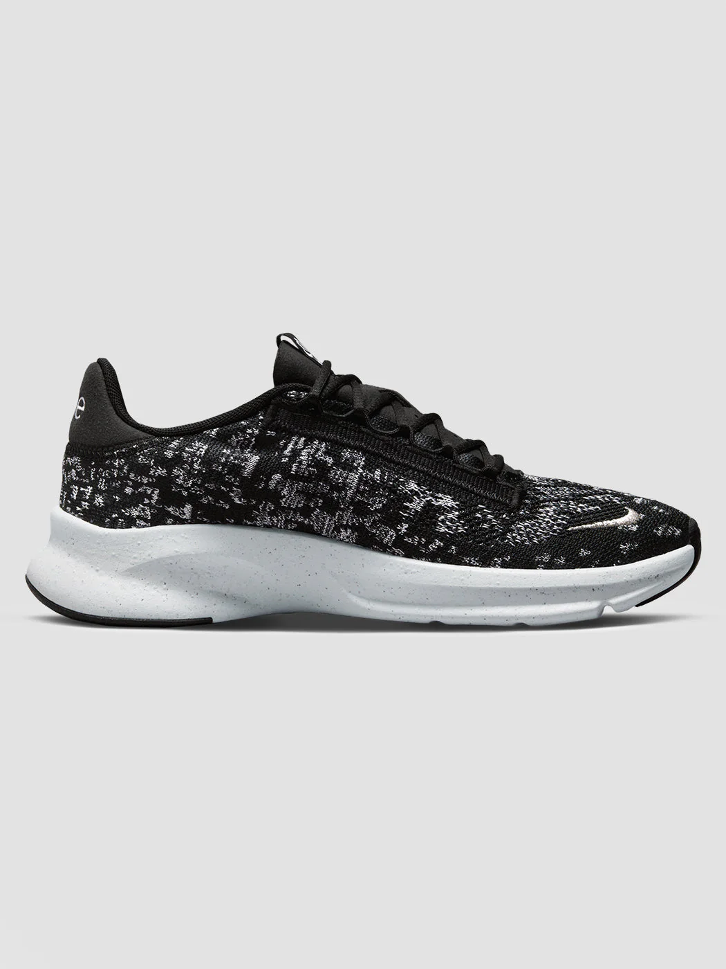 Nike SuperRep Go 3 Flyknit "Next Nature" - Black/Metallic Silver-White