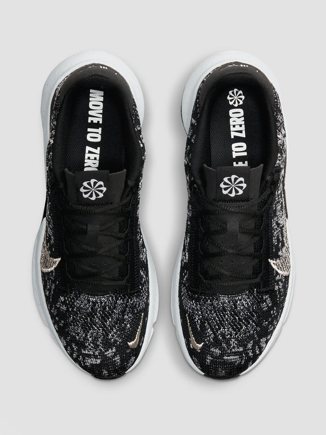 Nike SuperRep Go 3 Flyknit "Next Nature" - Black/Metallic Silver-White - Image 3
