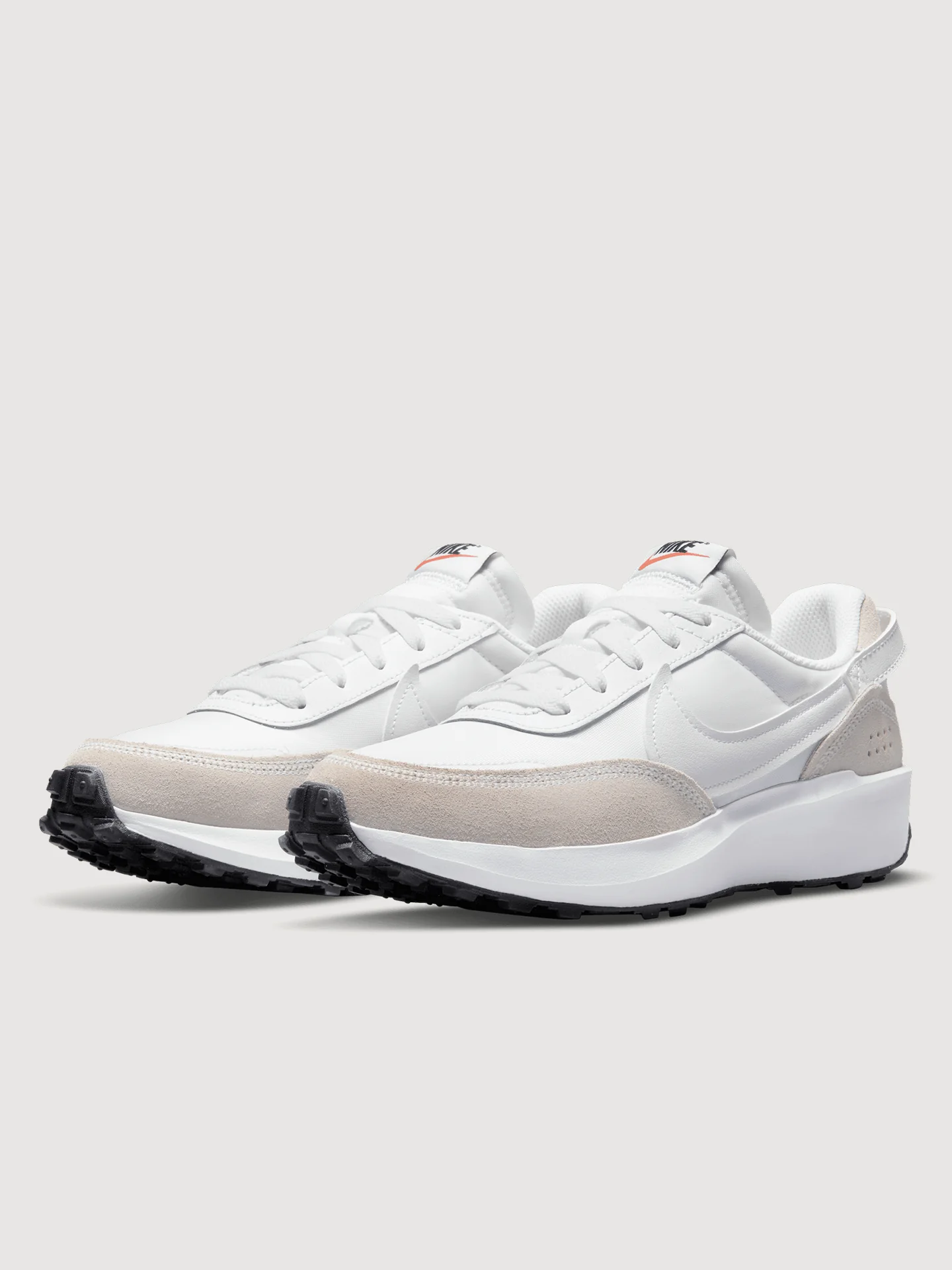 Nike Waffle Debut - WHITE/WHITE-BLACK-ORANGE - Image 3