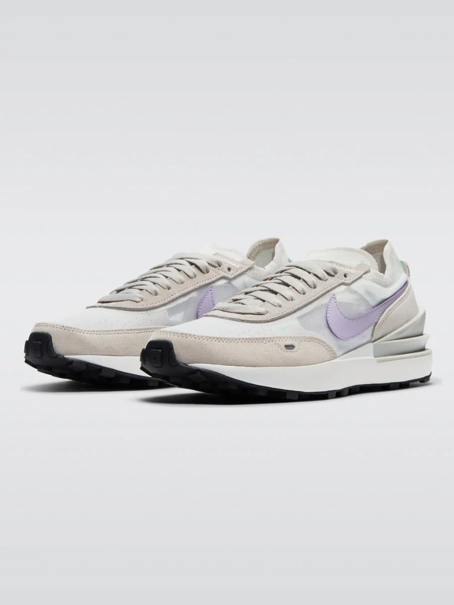 Waffle One Sneaker - Summit White-Infinite Lilac-Light Bone - Image 3