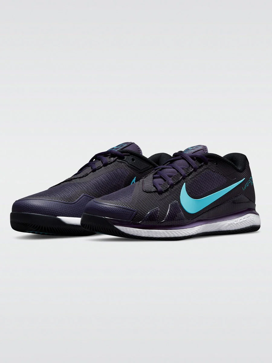 Court Air Zoom Vapor Pro Sneaker - Dark Raisin-Copa-White-Black - Image 3